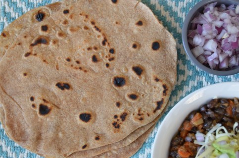 Whole Wheat Tortillas &amp; Beans