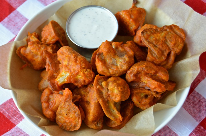 Baked Buffalo Cauliflower “Wings”