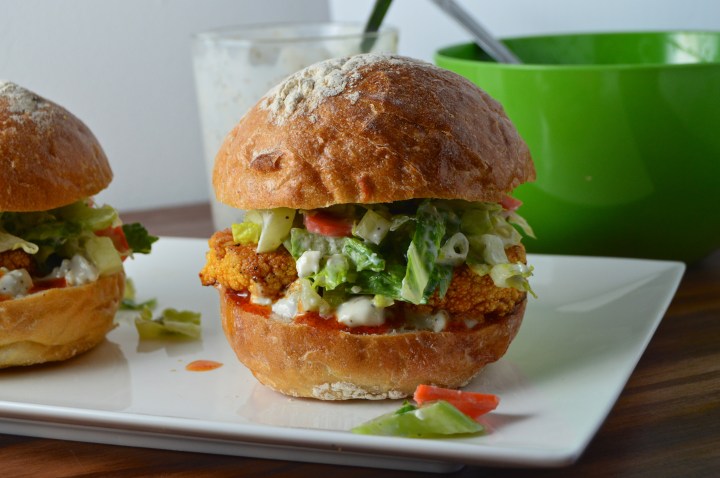 Vegetarian Buffalo Cauliflower&nbsp;Sandwiches