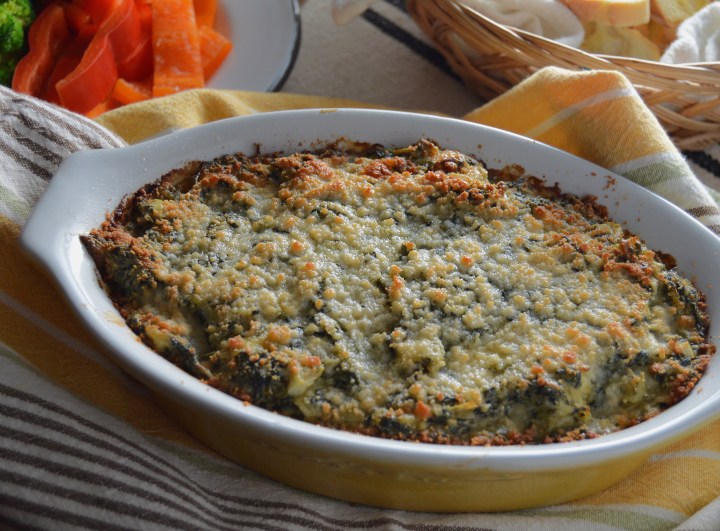 Hot & Creamy Spinach-Artichoke Dip