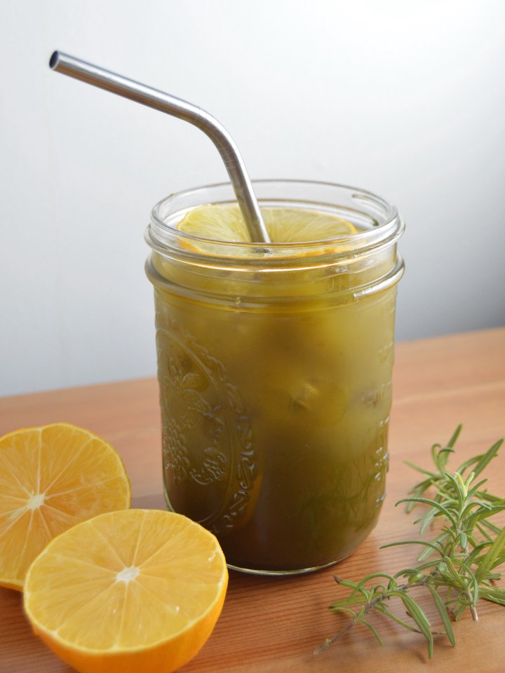 Rosemary-Matcha Iced Tea Lemonade (Matcha Energizer&nbsp;Drink)