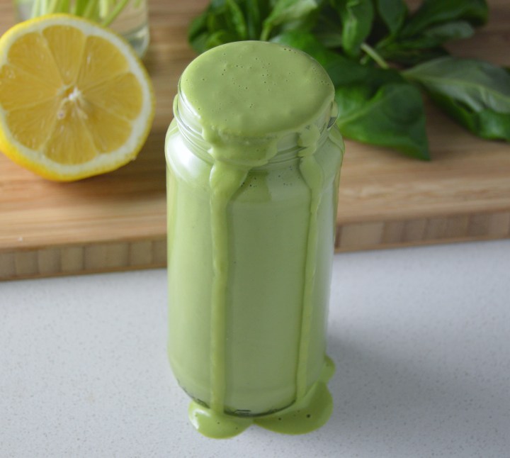 Creamy Green Goddess Dressing (vegan |&nbsp;oil-free)