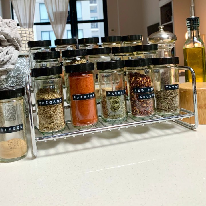 Lean Pantry Stock List: Spice&nbsp;Rack