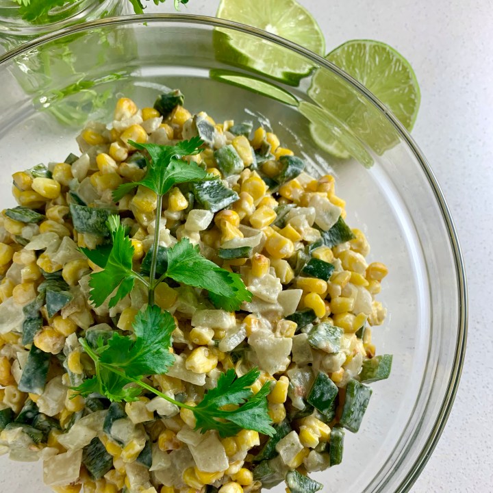 Mexican-Style Street Corn Off-the-Cob (vegan&nbsp;optional)
