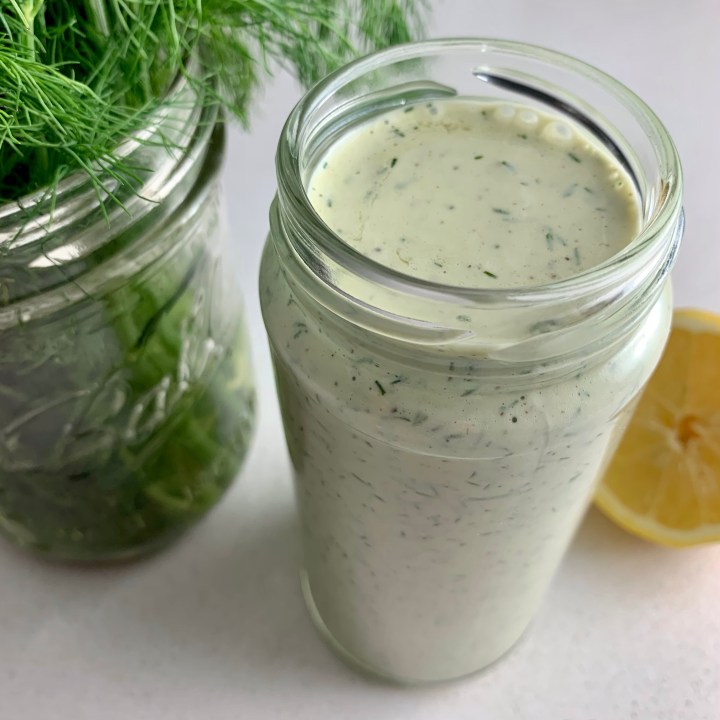 Ranch Dressing with Fresh Dill (vegan |&nbsp;nut-free)