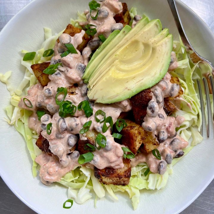 Potato Nacho Bowls (vegan |&nbsp;plant-based)