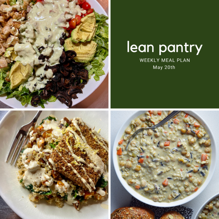 Weekly Meal Plan | May&nbsp;20th