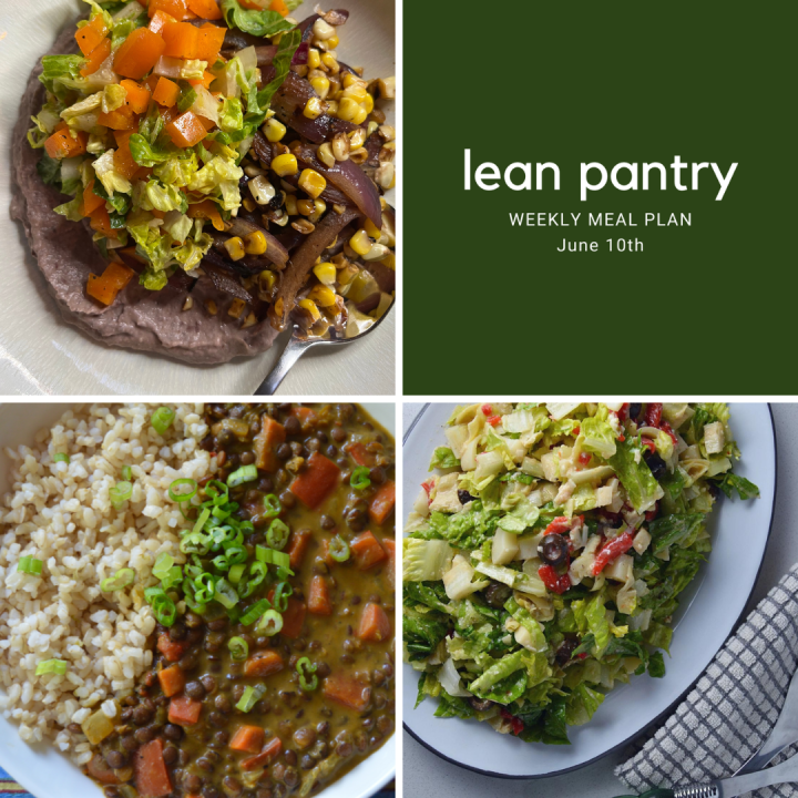 Weekly Meal Plan | June&nbsp;10th